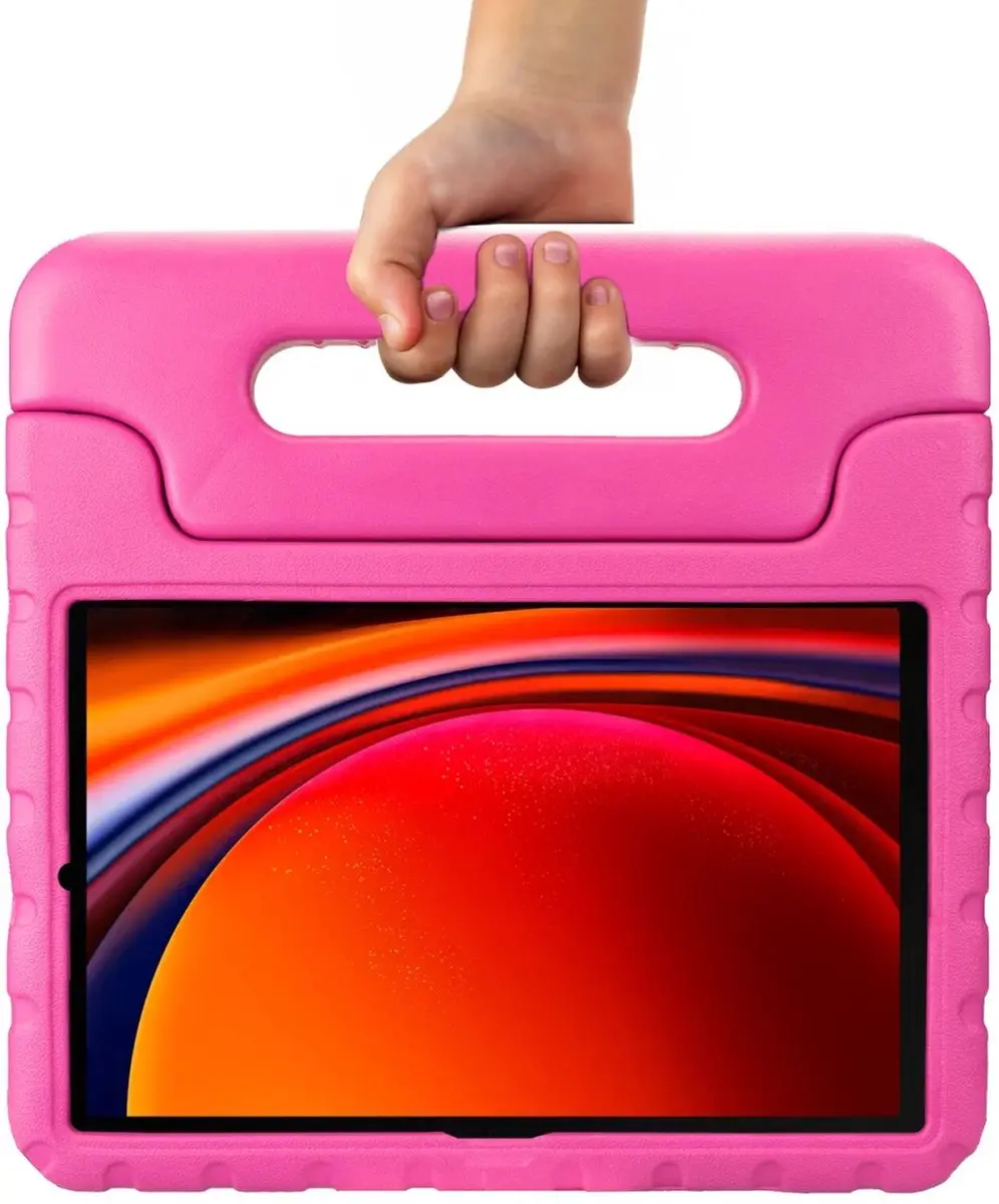 HappyCase Kinder Tablethoes Samsung Galaxy Tab S9 - 11" Roze