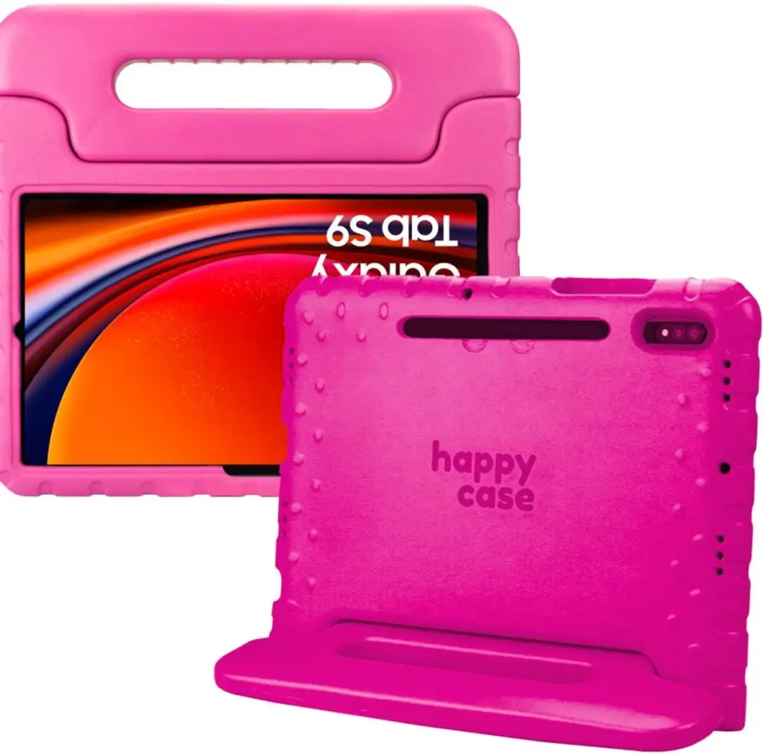 HappyCase Kinder Tablethoes Samsung Galaxy Tab S9 - 11" Roze