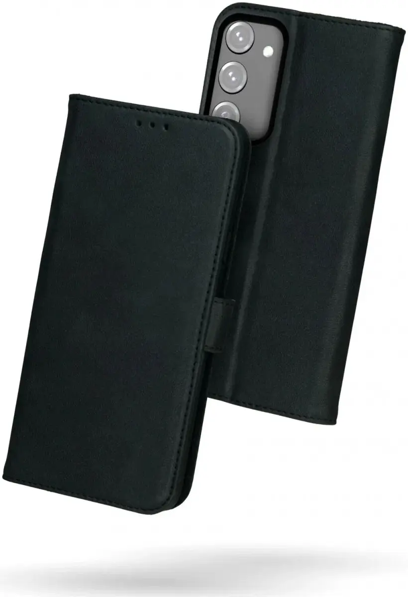 Rosso Deluxe Book Case Samsung Galaxy S23 FE - 3 Pasjes - Zwart