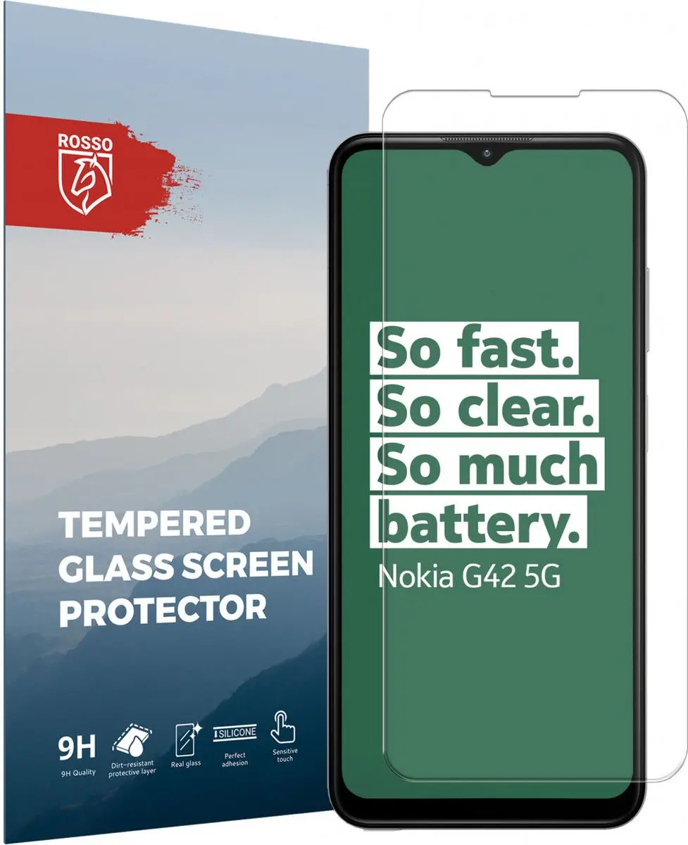 Rosso 9H Tempered Glass Screen Protector Nokia G42