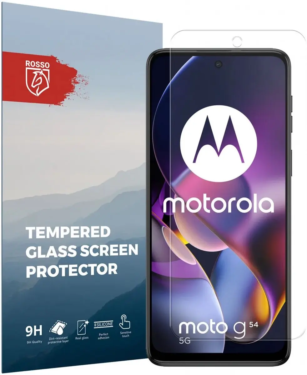 Rosso 9H Tempered Glass Moto G54