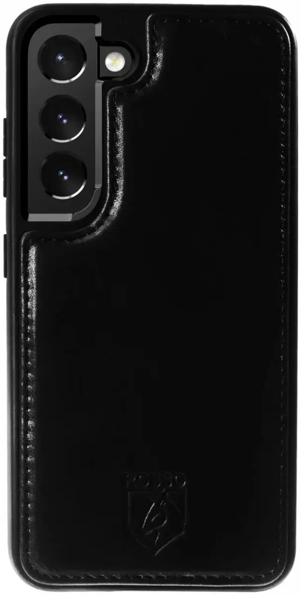 Rosso Elite Hoesje Samsung Galaxy S22 - 3 Pasjes - MagSafe - Zwart