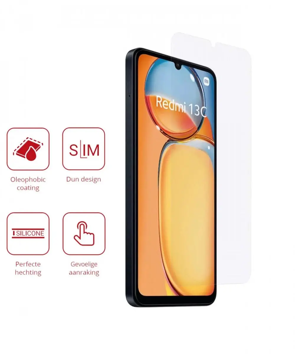 Rosso Screen Protector Ultra Clear - 2 Stuks - Xiaomi Poco C65