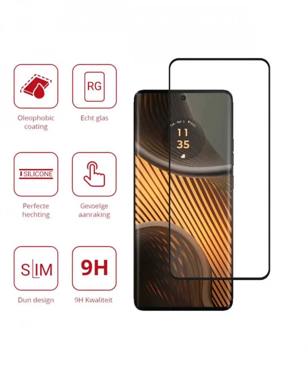 Rosso Screen Protector Motorola Edge 50 Ultra - 9H Tempered Glass