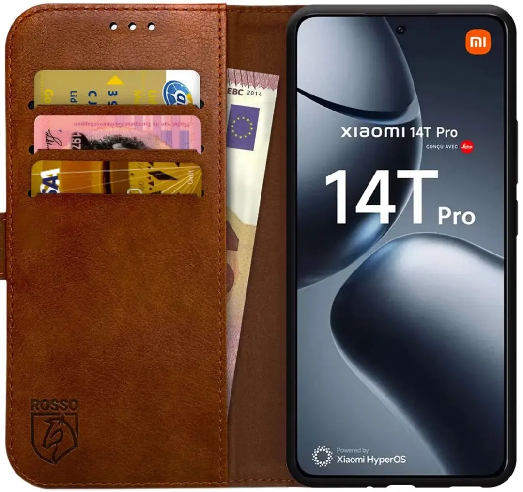 Rosso Element Wallet Book Case Xiaomi 14T Pro