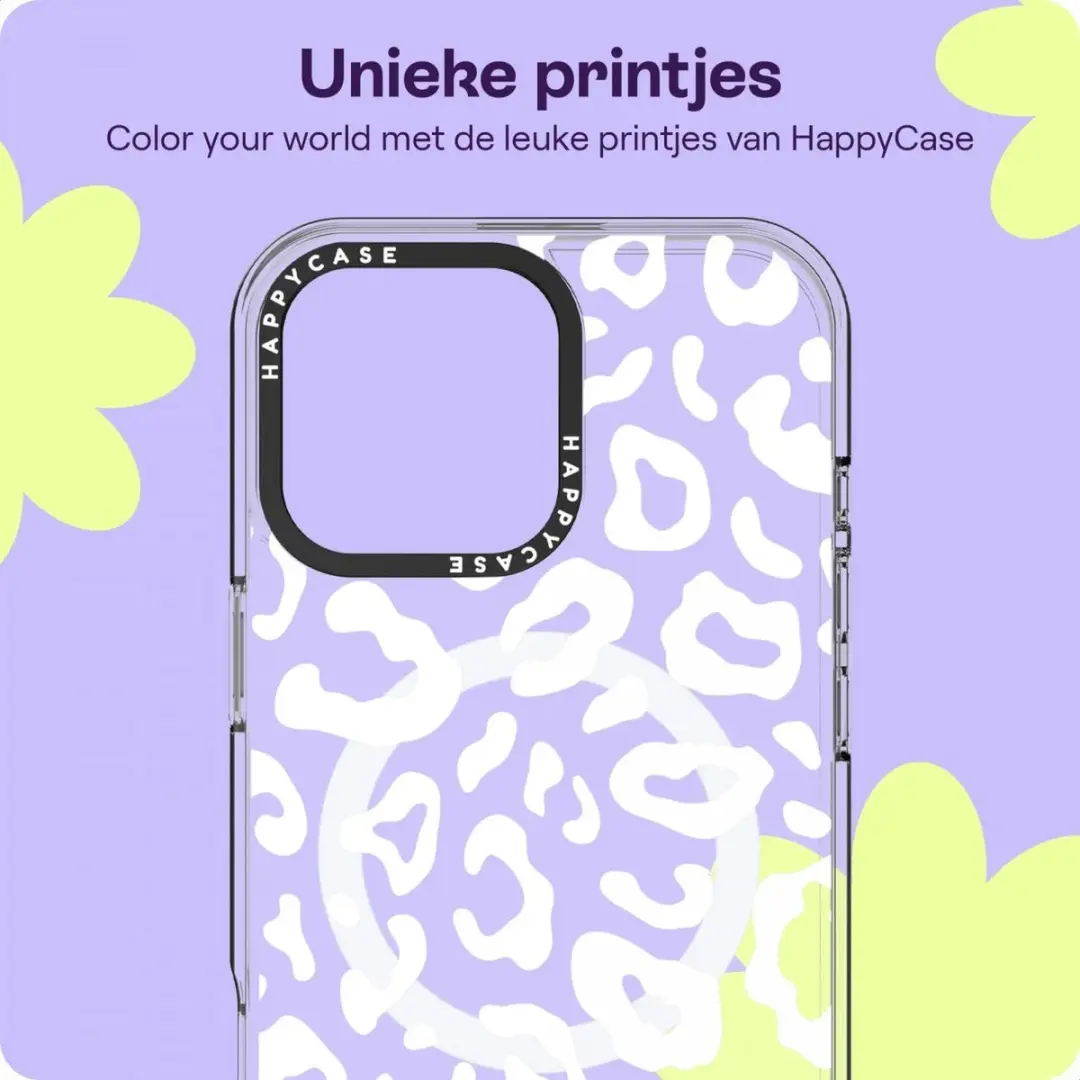 HappyCase Joy Hoesje iPhone 16 Pro - MagSafe - Luipaard