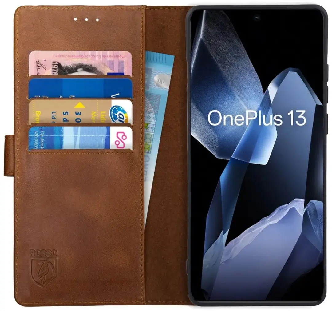 Rosso Deluxe Echt Leer Hoesje OnePlus 13