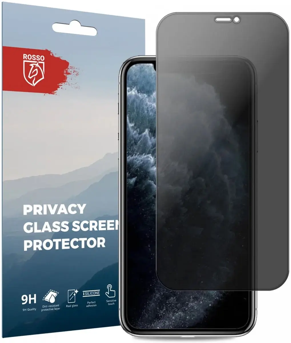Rosso 9H Privacy Schermbeschermer iPhone 11 Pro Max