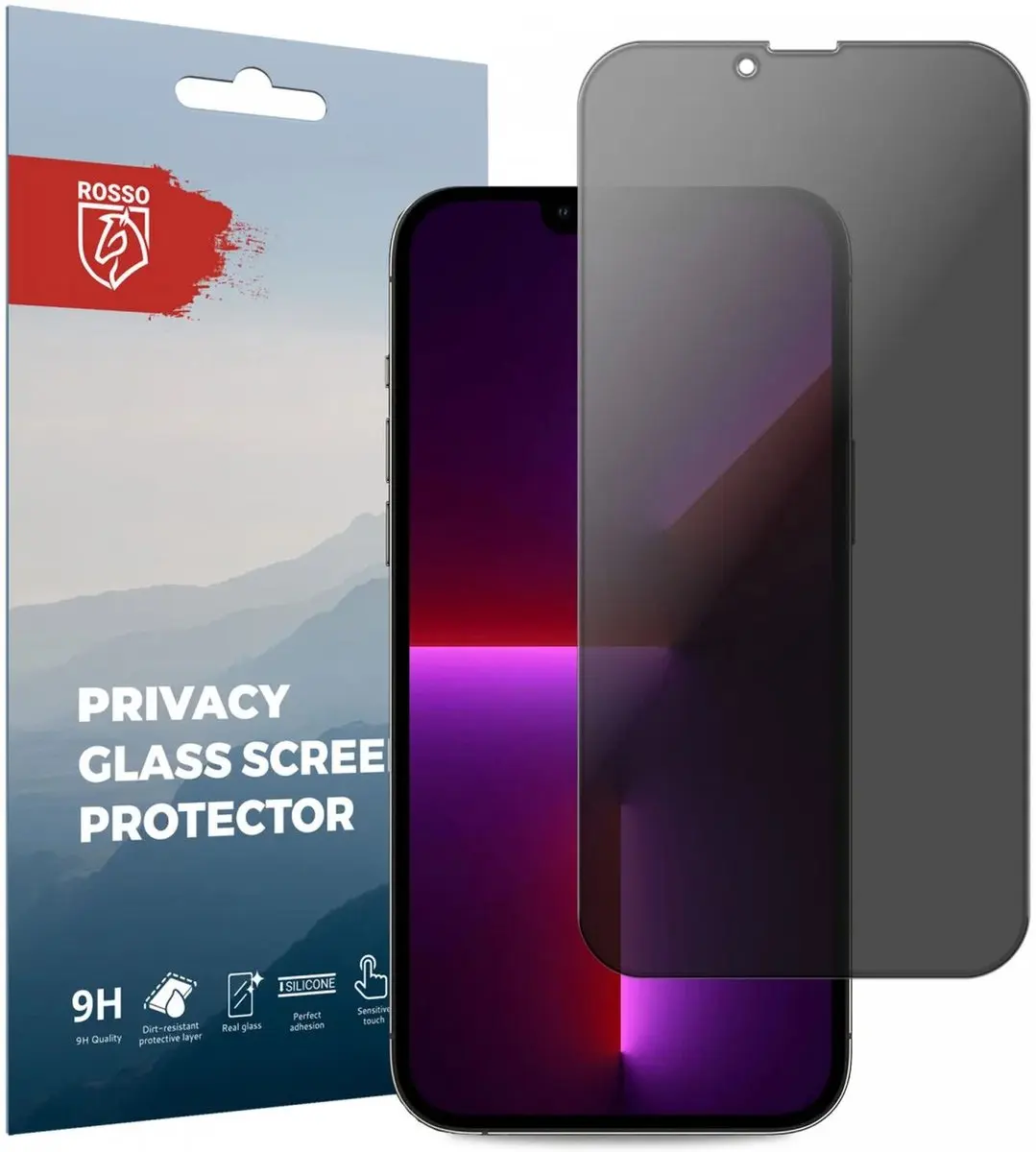 Rosso 9H Privacy Screen Protector iPhone 13 Pro Max