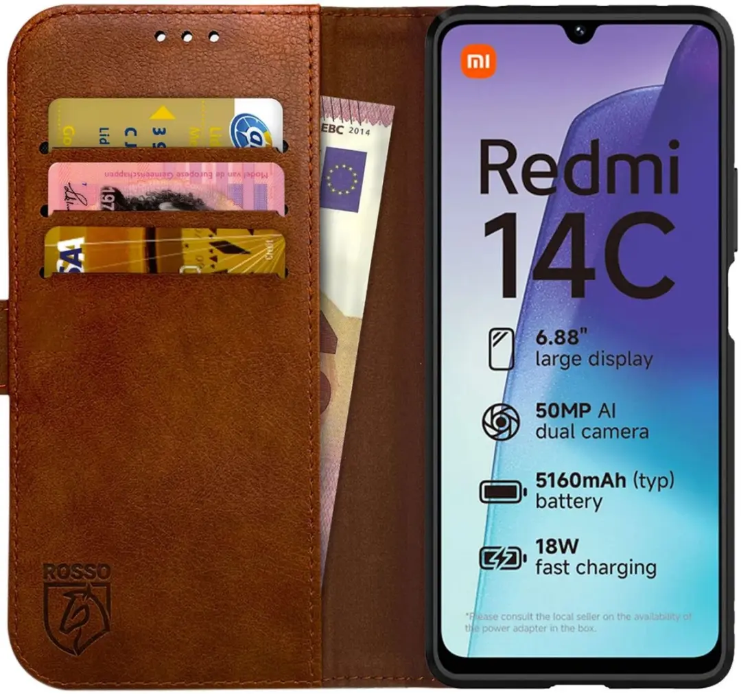Rosso Element Wallet Book Case 205053