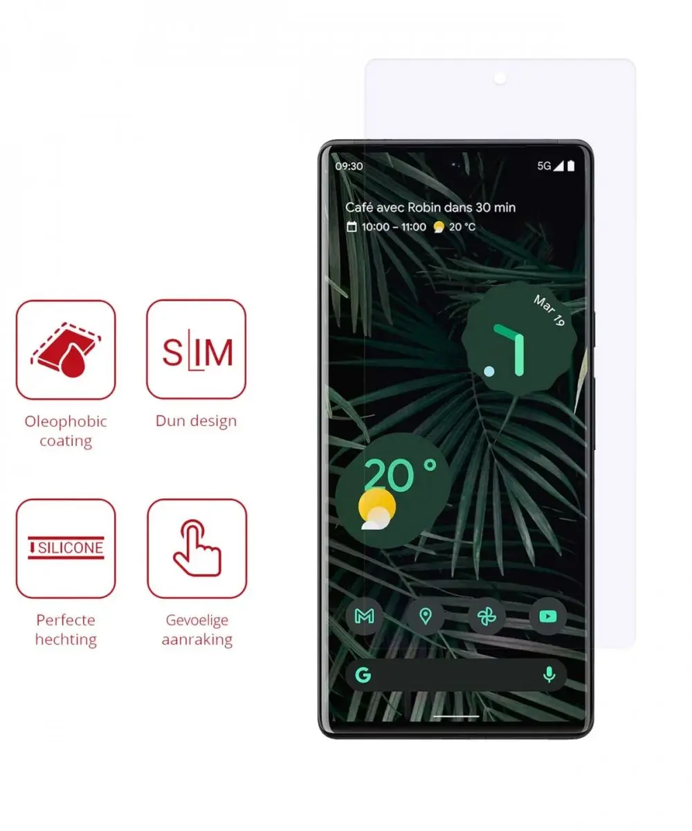 Rosso Screen Protector Google Pixel 6 Pro - 2 Stuks