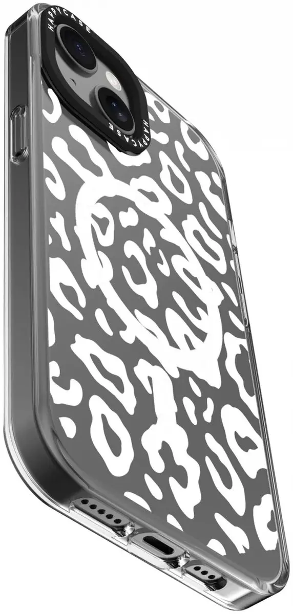 HappyCase Joy Hoesje iPhone 15 - MagSafe - Luipaardprint