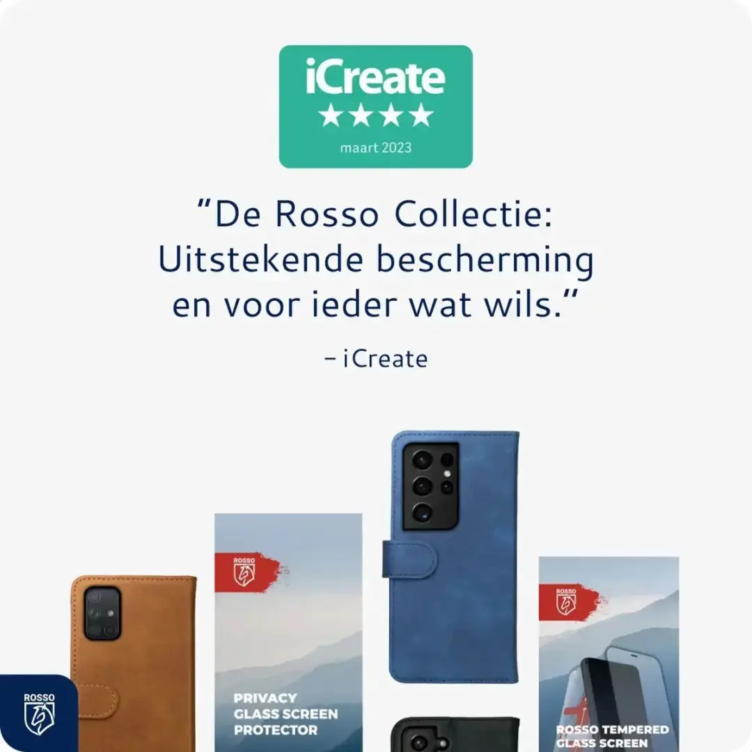 Rosso Privacy Screen Oppo Reno 13 Pro - 9H Glas - Case Friendly