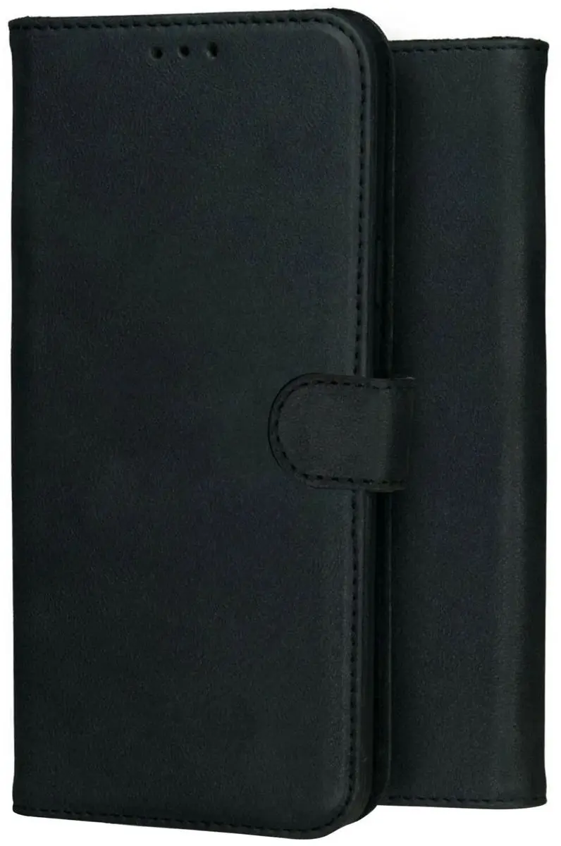Rosso Deluxe Echt Leer Hoesje Pixel 10/10 Pro - 3 Pasjes - Zwart