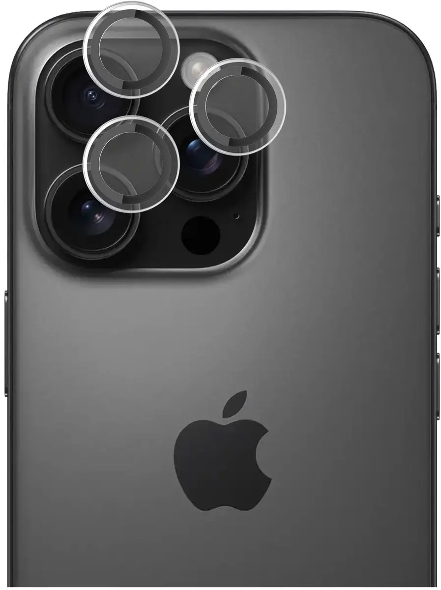 Rosso Camera Frame Protector iPhone 16 Pro/Pro Max - 9H Glas - Transparant