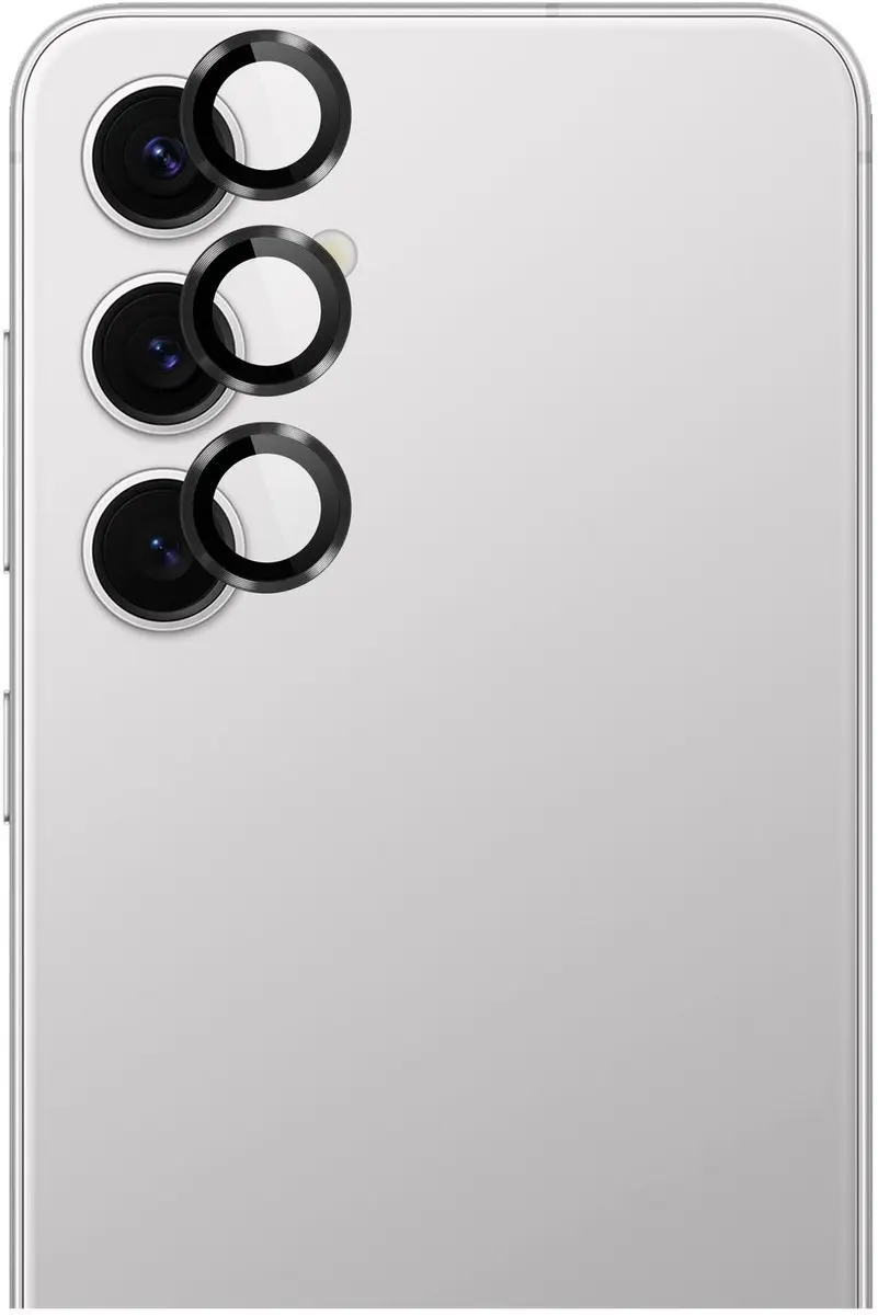 Rosso Camera Frame Protector Samsung Galaxy S24+ - 9H Glas - Zwart