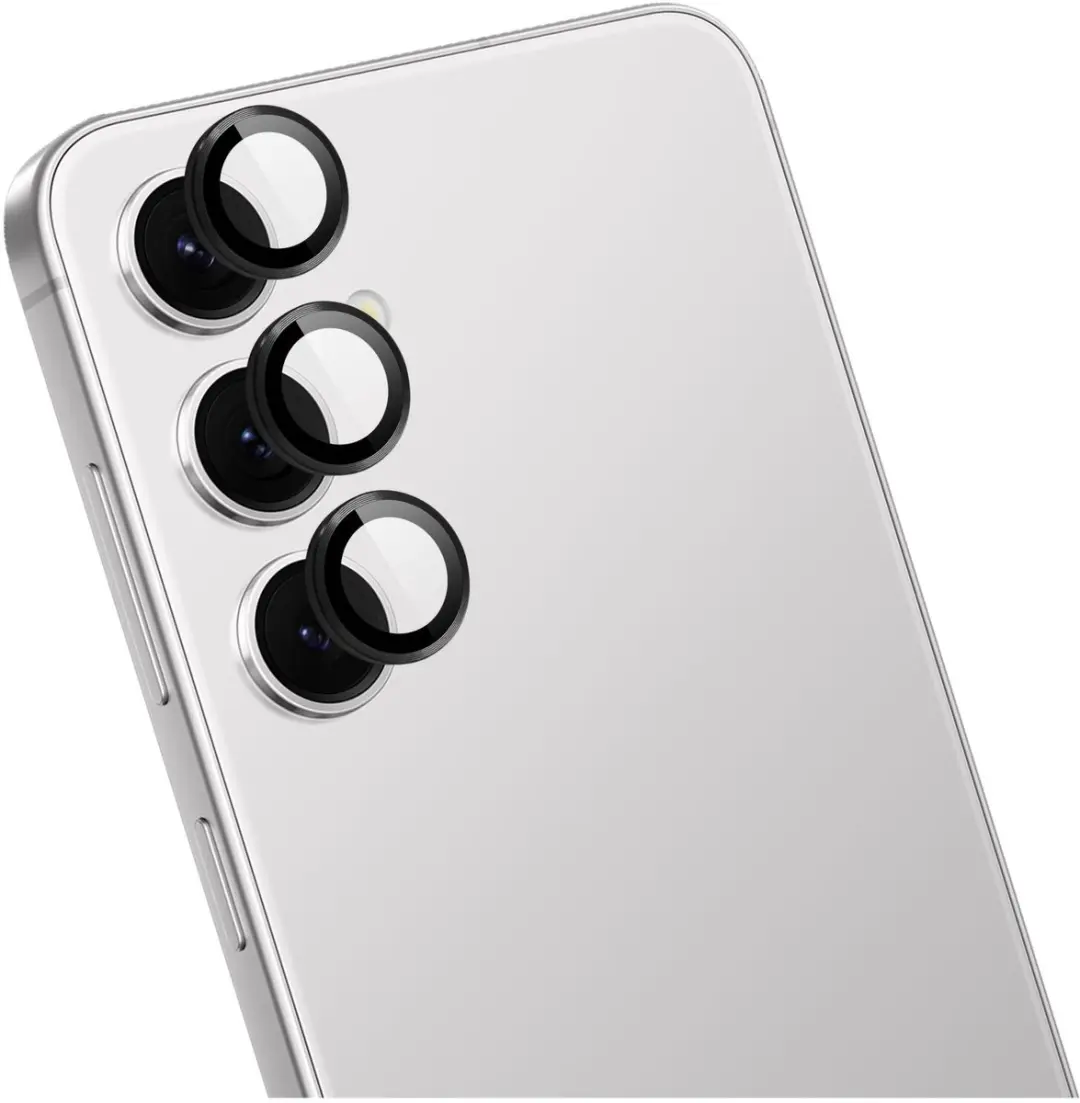 Rosso Camera Frame Protector Samsung Galaxy S24+ - 9H Glas - Zwart