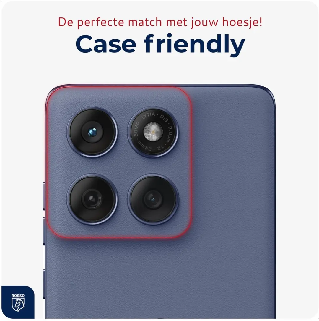 Rosso Camera Protector Motorola Edge 60 Pro - Ultra Dun Glas