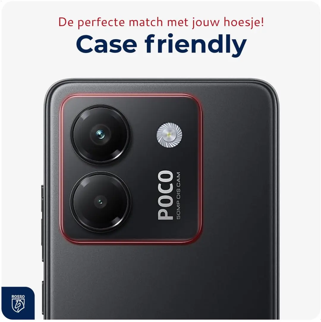 Rosso Camera Protector Xiaomi Poco M7 Pro - Ultra Dun Glas - Transparant