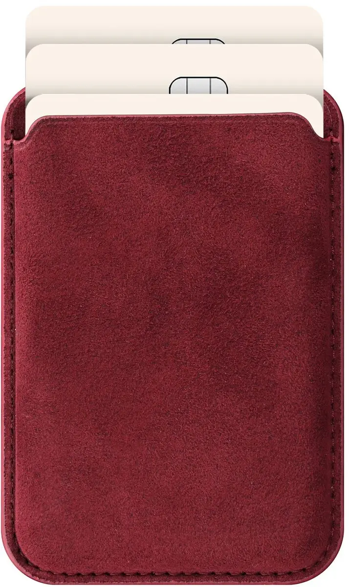 Rosso Avanti iPhone 17 Pro Max Hoesje - 3 Pasjes - Burgundy