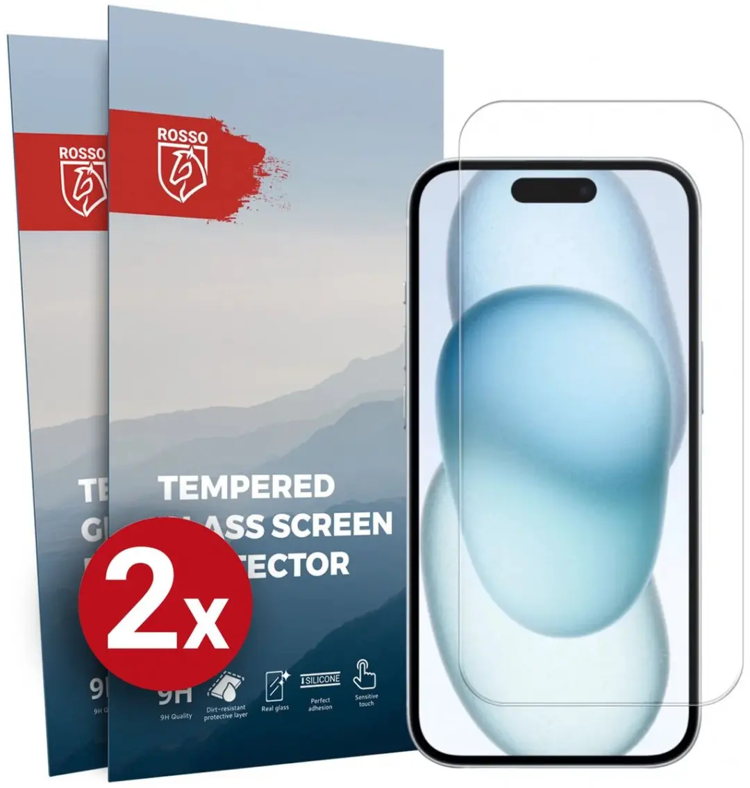 Rosso iPhone 15 Plus Schermbeschermer 9H