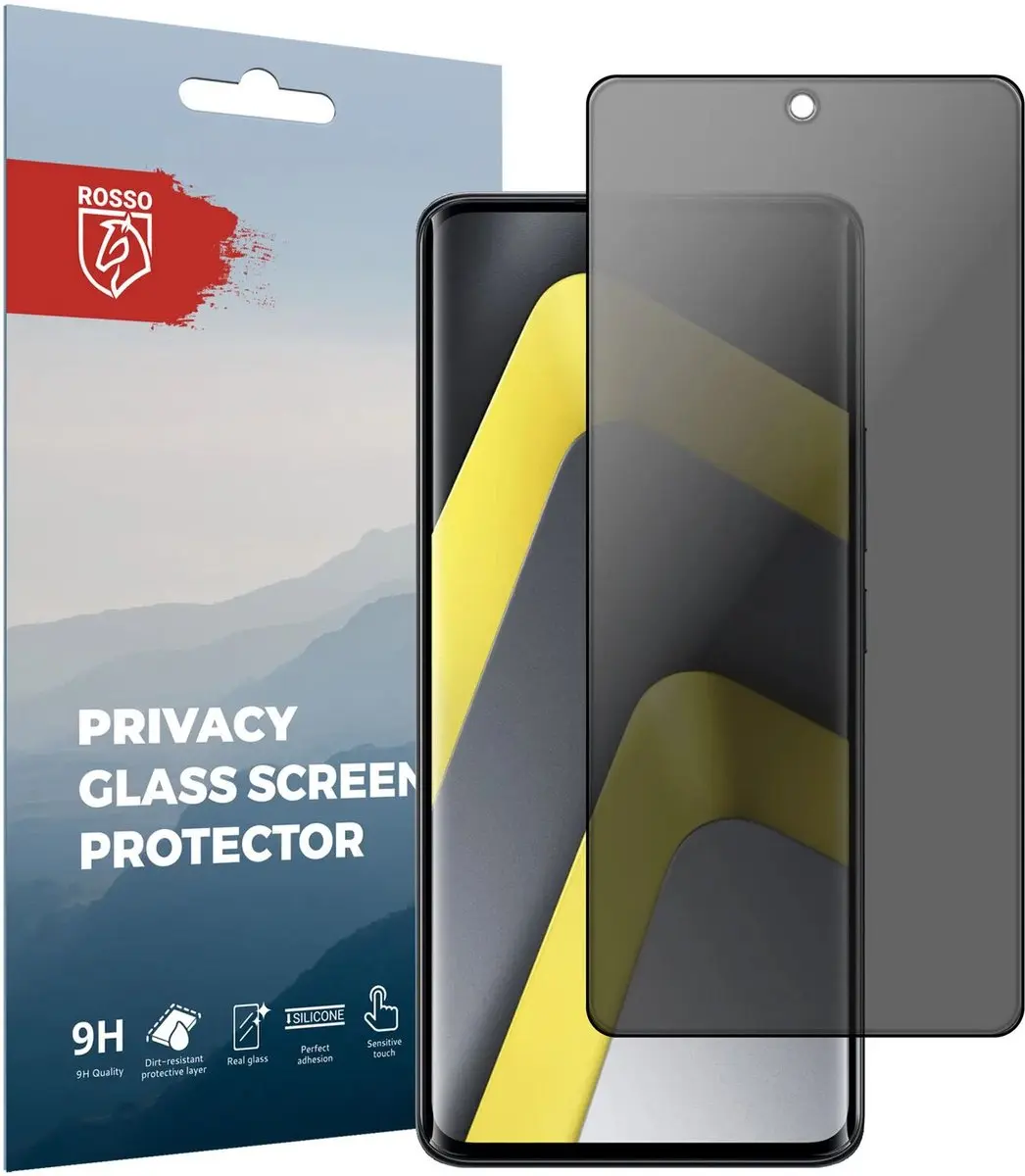 Rosso 9H Privacy Screen Protector Xiaomi Poco M8