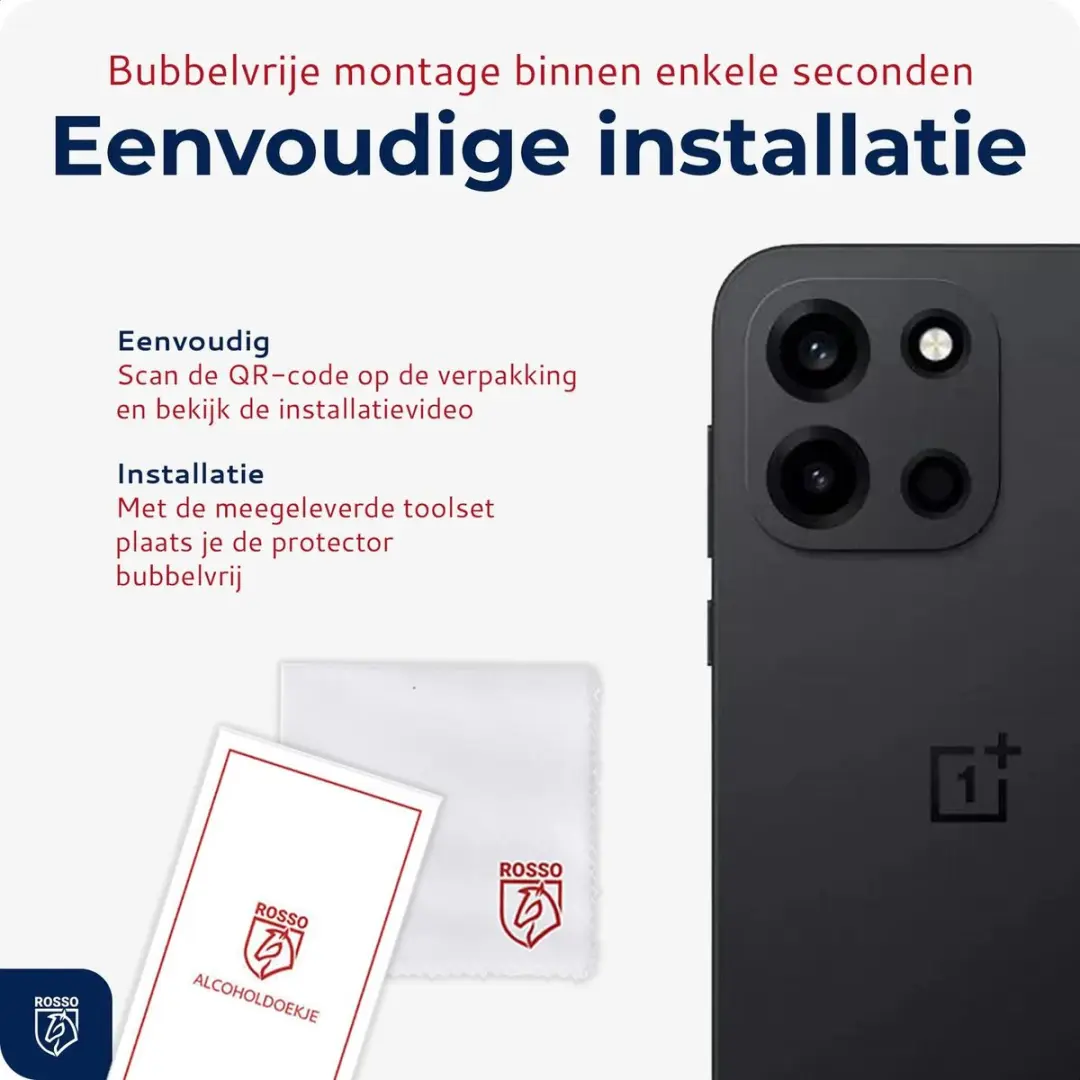 Rosso Camera Protector OnePlus Nord 6 - Ultra Dun Glas - Transparant