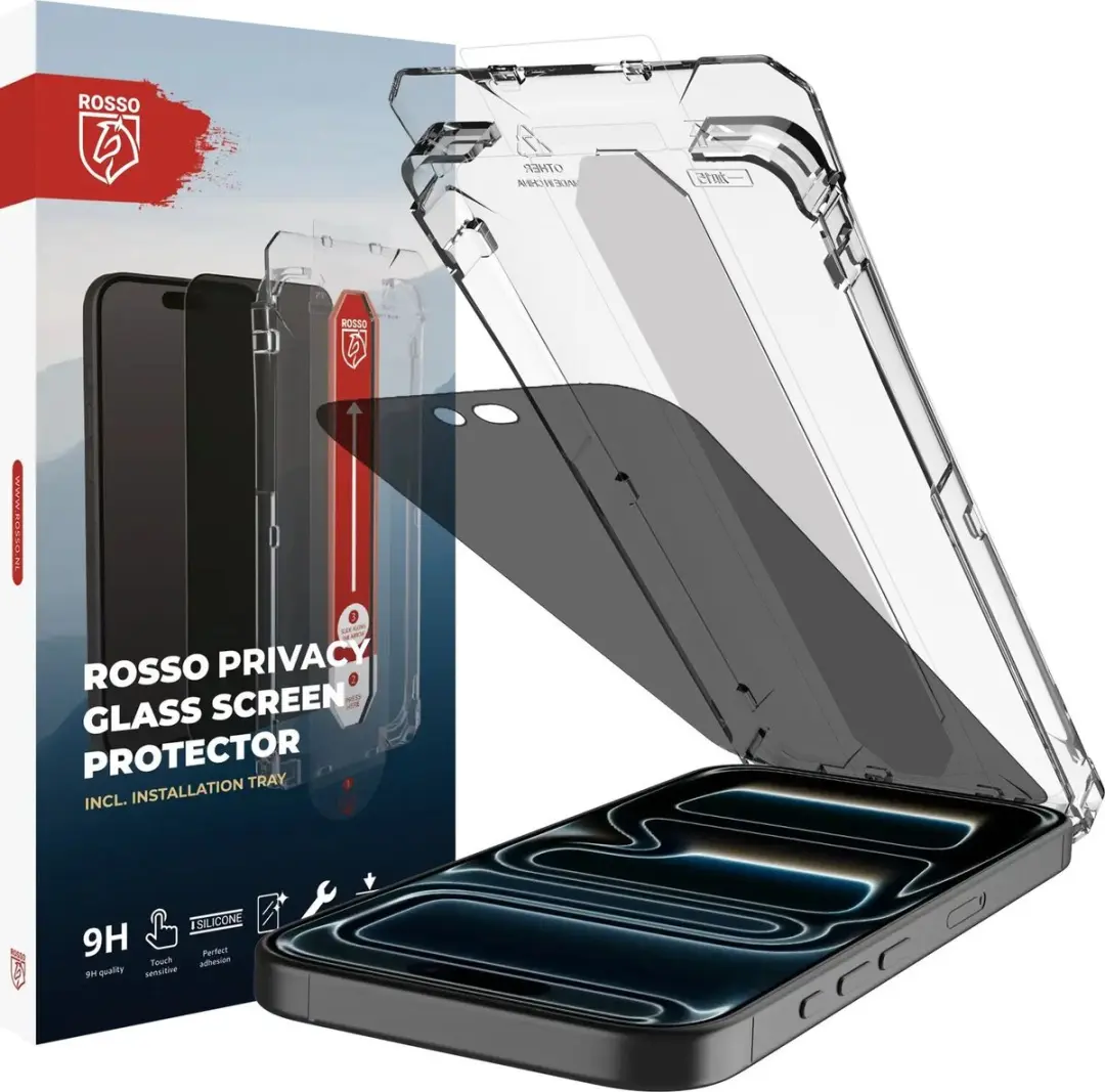 Rosso Beschermglas iPhone 15 Pro Max 9H - 2 Stuks