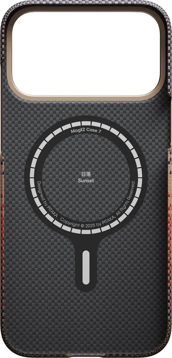 Pitaka KI1702SPM Ultra Slim Hoesje iPhone 17 Pro Max - Oranje
