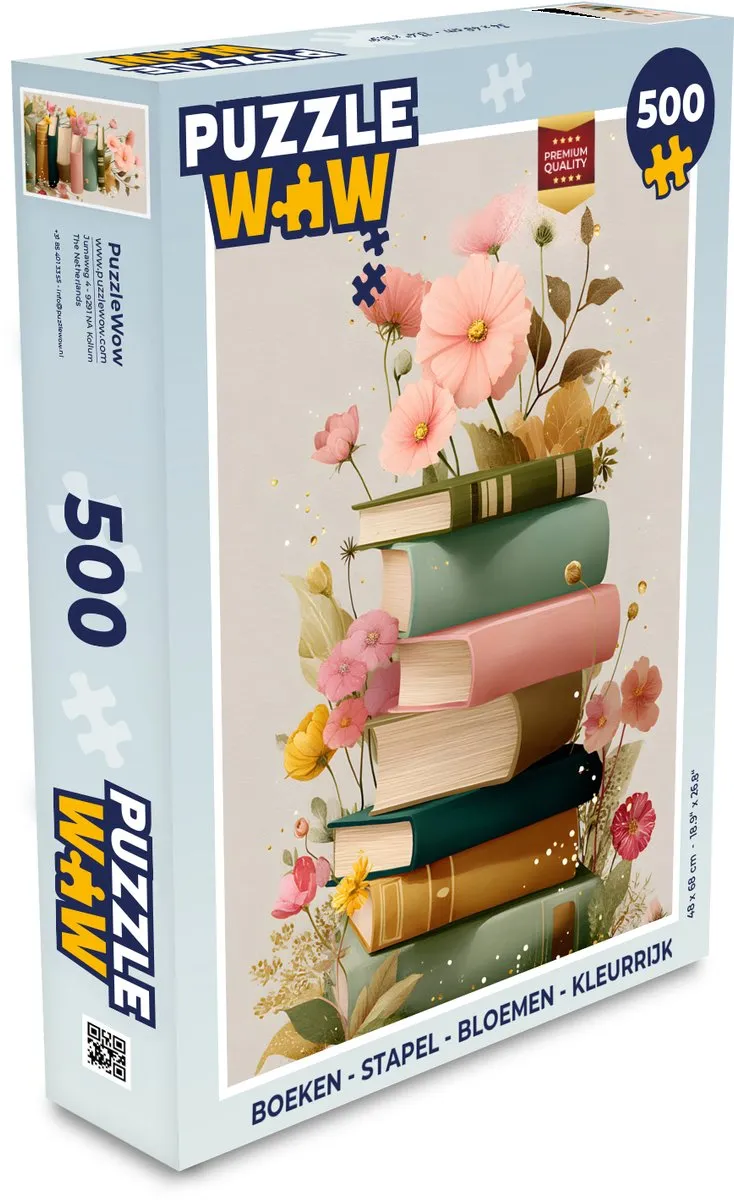 PuzzleWow Bloemen Legpuzzel 500 Stuks