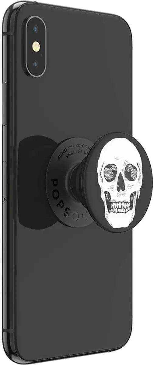 PopSockets PopGrip Shaky Bones 804374 - Zwart