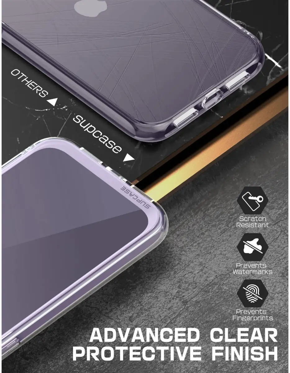Supcase Unicorn Beetle Style Hoesje iPhone 14 Pro Max - Transparant