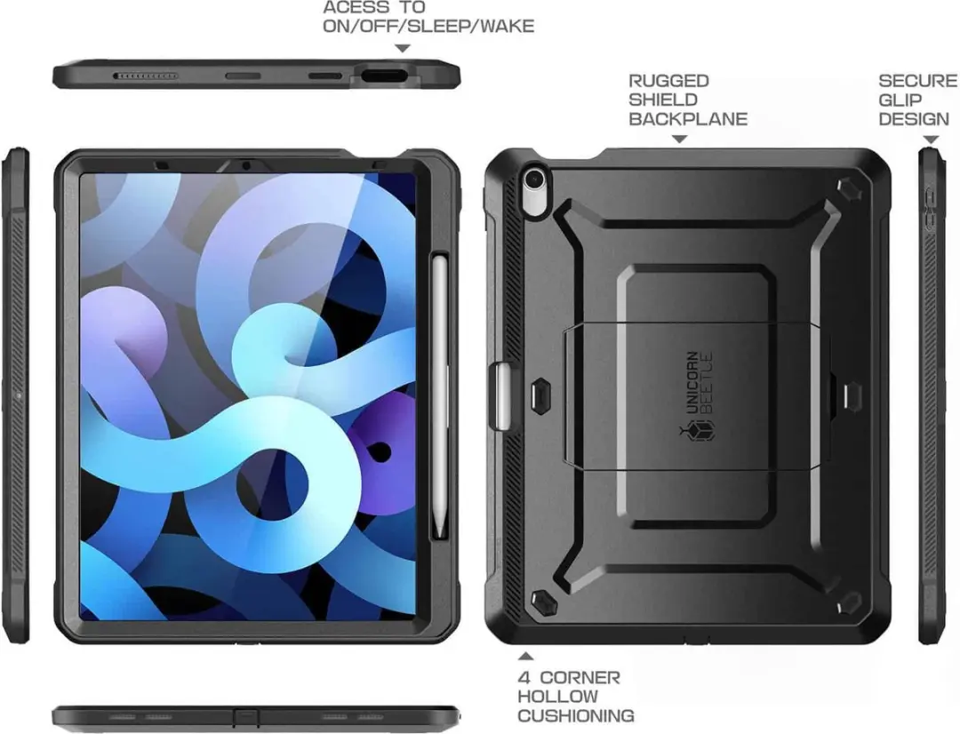 Supcase Unicorn Beetle Pro iPad Air 4/5 Hoes - 10.9" - Zwart