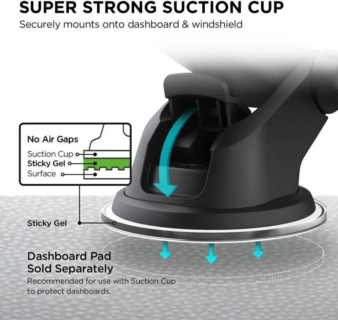 iOttie Easy One Touch Mini Autohouder - Zwart