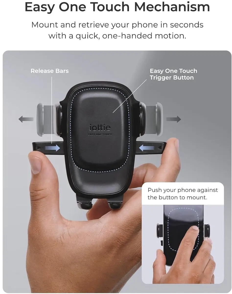 iOttie Easy One Touch 6 Autohouder - Universeel - Zwart