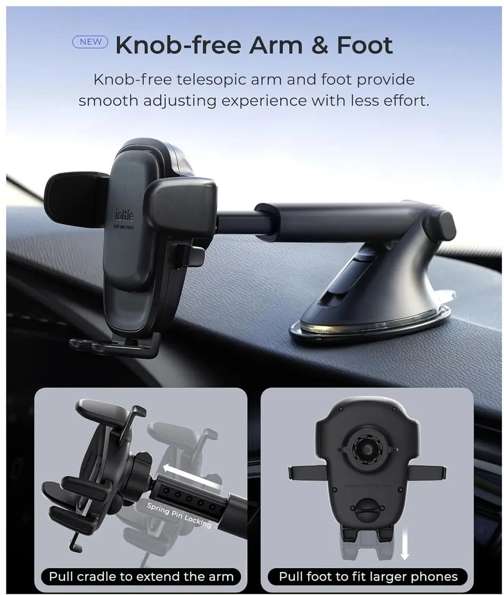 iOttie Easy One Touch 6 Autohouder - Universeel - Zwart