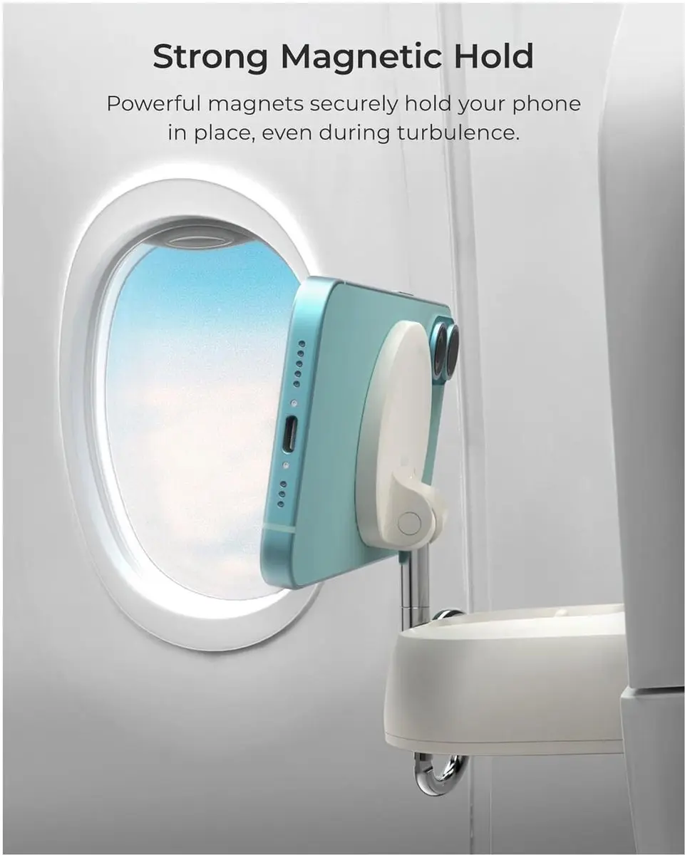 iOttie Treker Telefoonhouder 360° - MagSafe & Qi2 - Beige - afbeelding 6 van 6