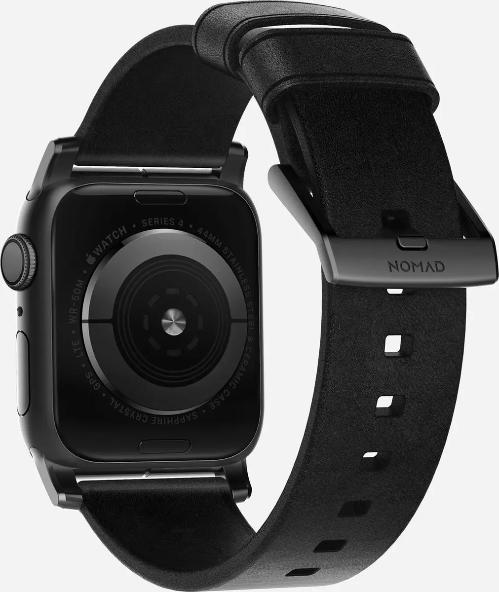 NOMAD Horlogeband Apple Watch 45-49mm - Zwart