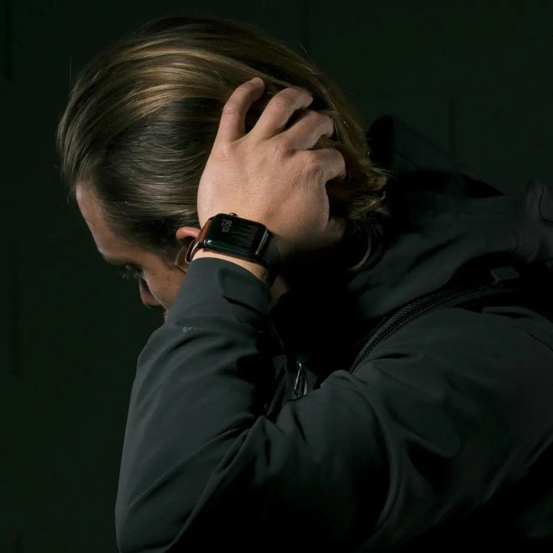 NOMAD Lederen Bandje Apple Watch 44/45/49mm - Bruin