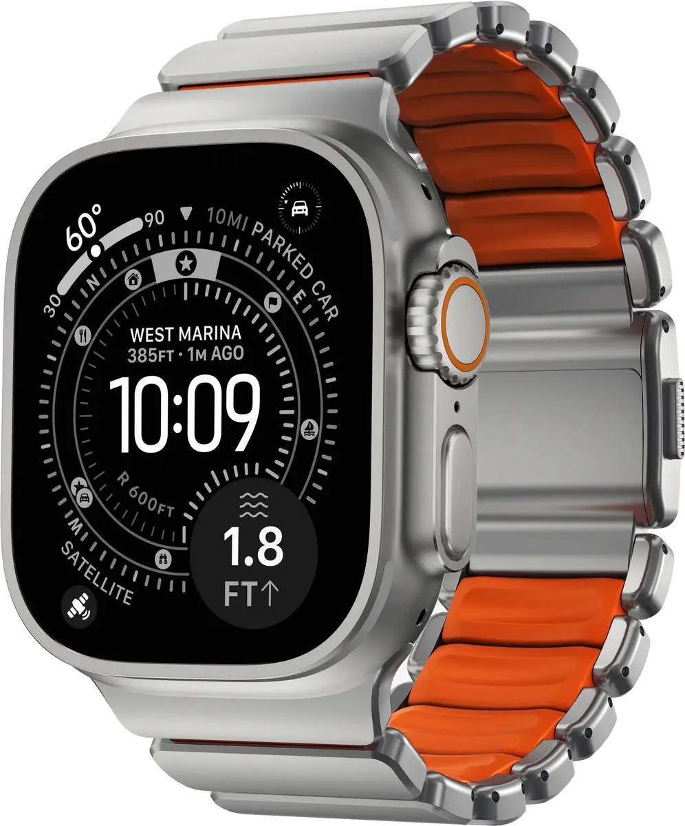 NOMAD Stratos Horlogeband Natural Hardware