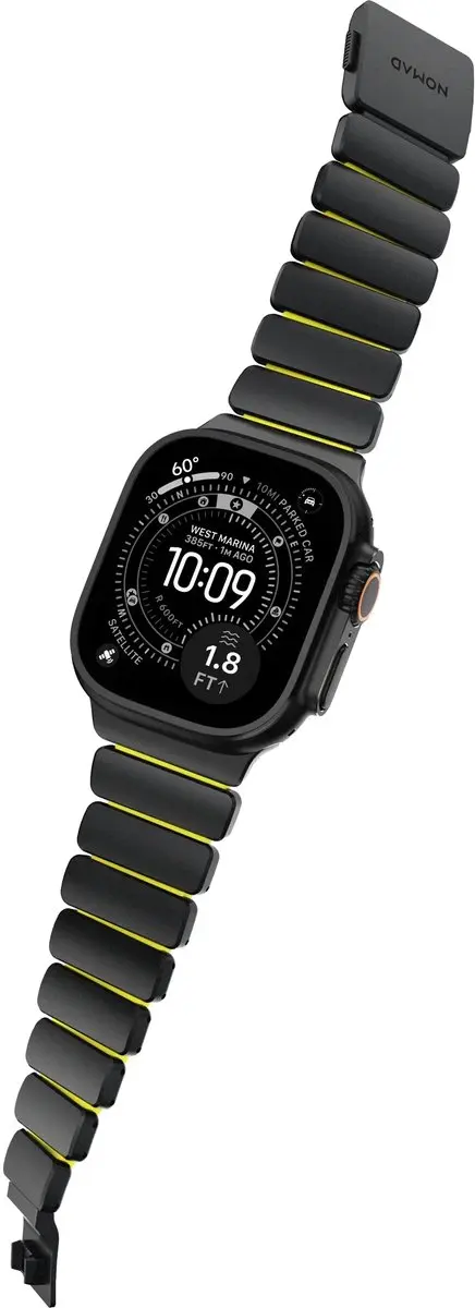 NOMAD Stratos Horlogeband Geel - 45/46/49mm - Titanium Hardware