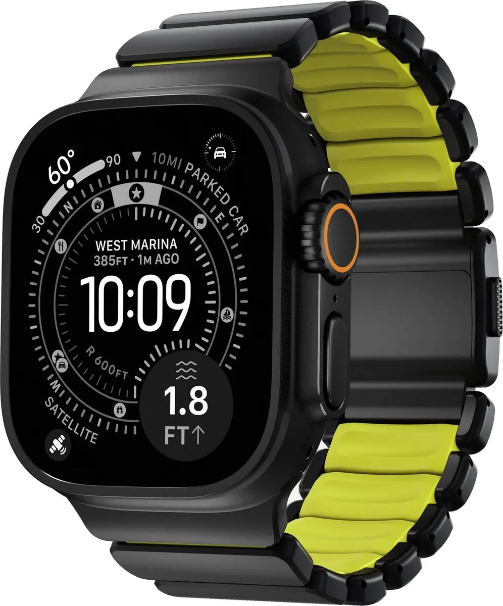 NOMAD Stratos Horlogeband Geel