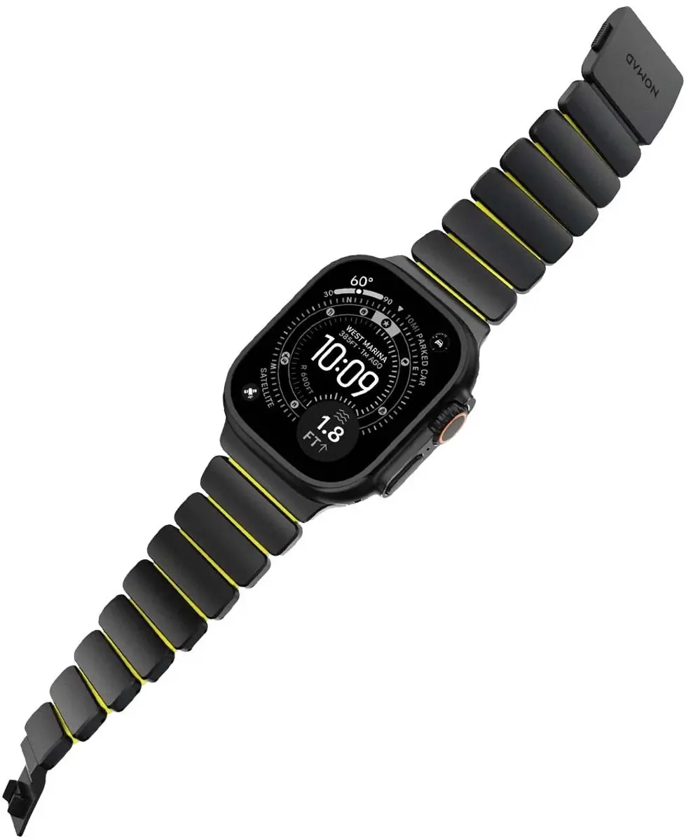 NOMAD Stratos Horlogeband Geel - 45/46/49mm - Titanium Hardware