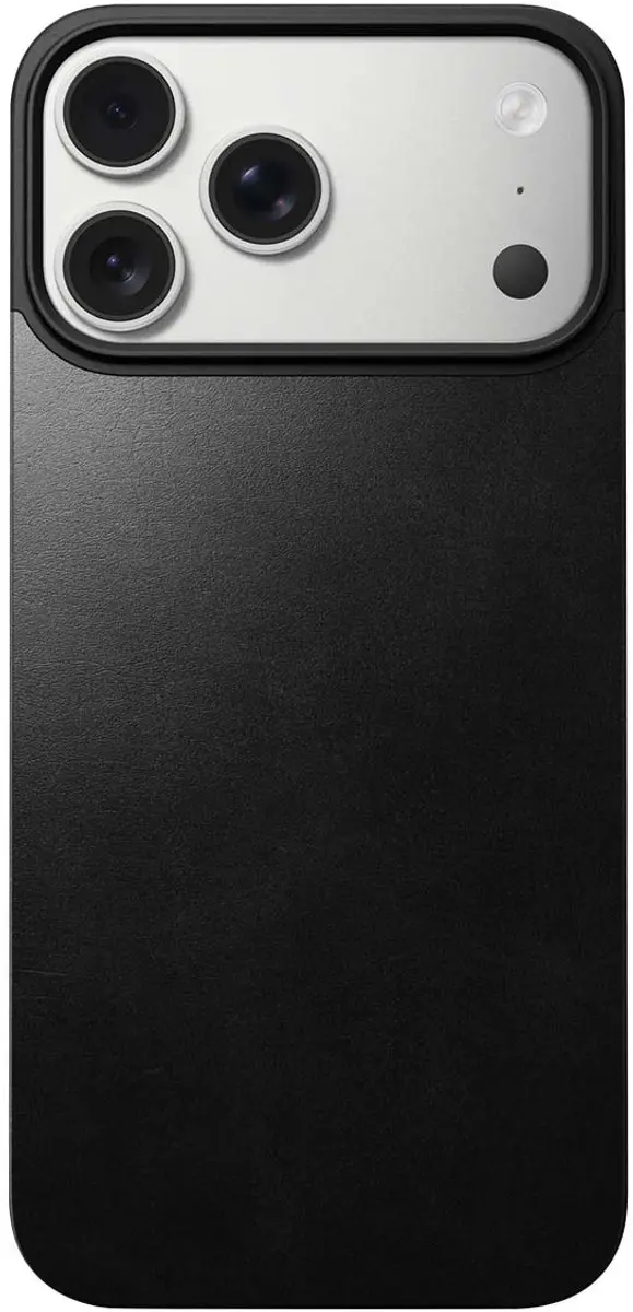 NOMAD Magnetische Horween Lederen Back iPhone 17 Pro 114625114040 - Zwart