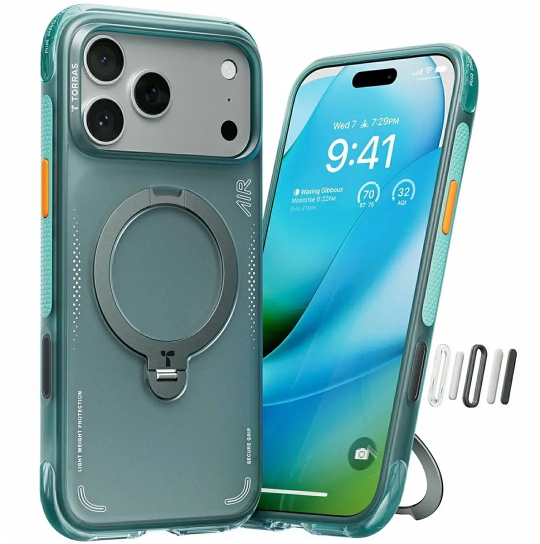 Torras Ostand Q3 Air Spin Hoesje iPhone 17 Pro