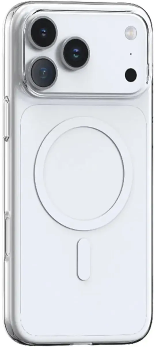 Torras Slim Fit Mag Hoesje iPhone 17 Pro - Transparant