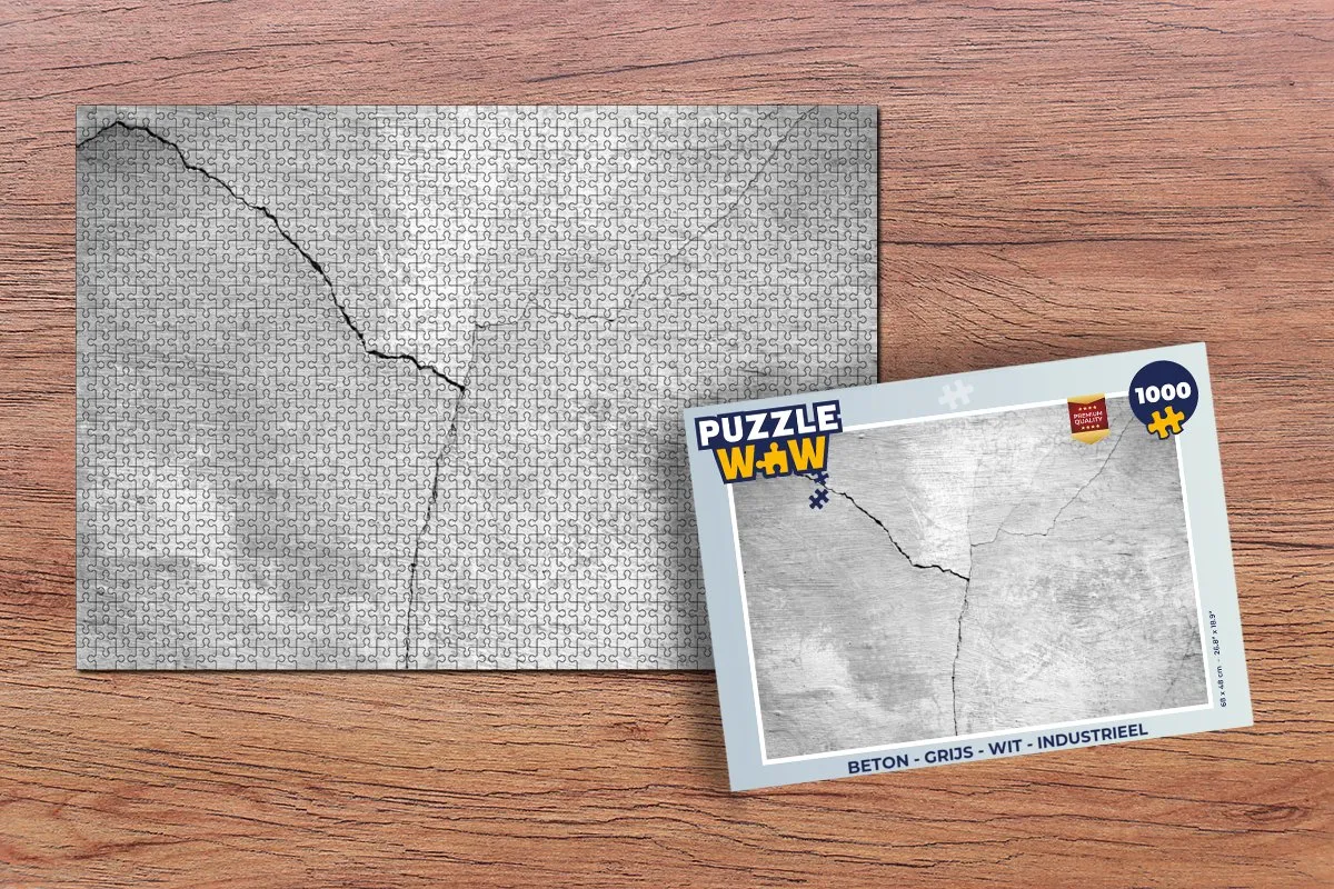 PuzzleWow Industrieel Legpuzzel 1000 Stukken - Multicolor