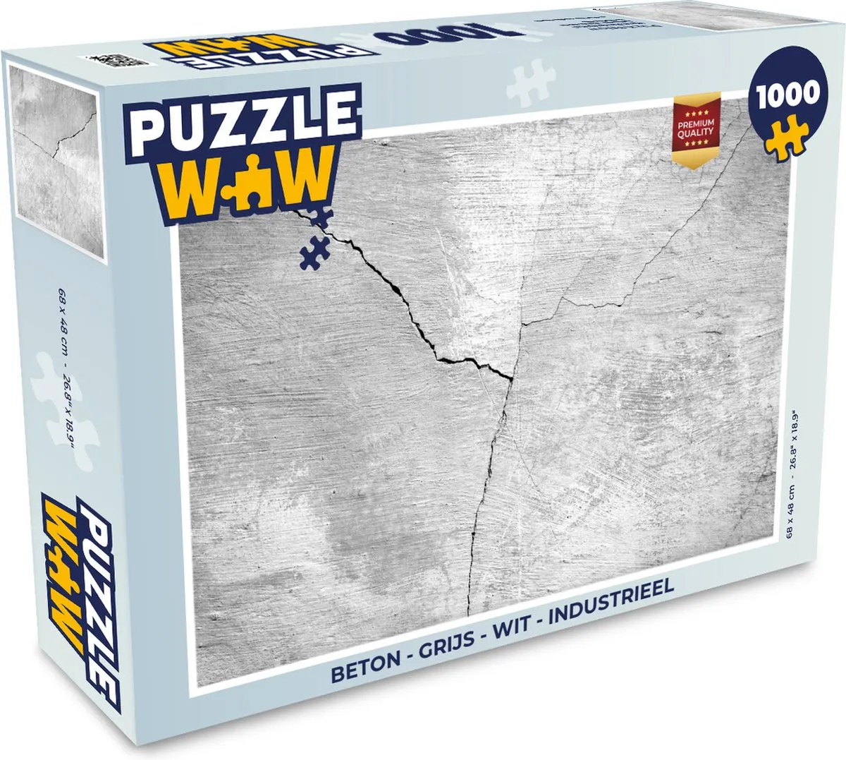 PuzzleWow Industrieel Legpuzzel 1000 Stukken