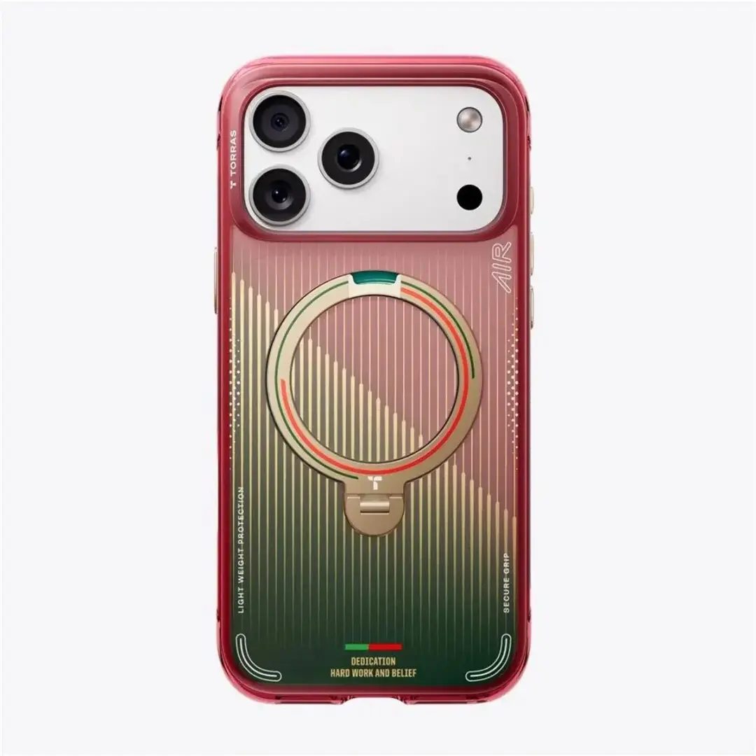 Torras Hoesje iPhone 17 Pro Max World Cup Editie - MagSafe - Rood/ Groen