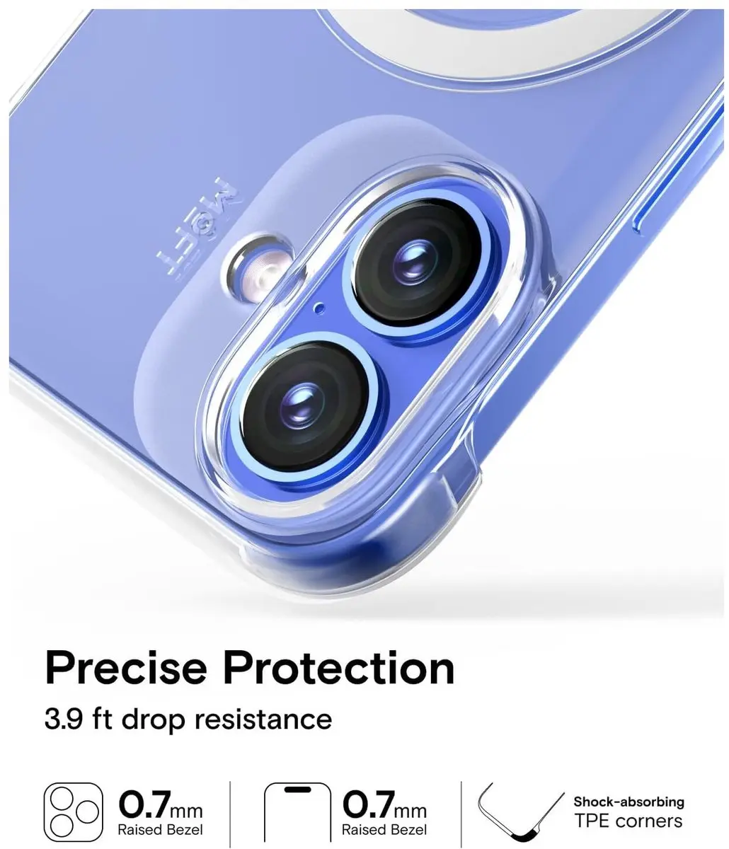 MOFT Invisible Case Clear iPhone 16 Hoesje - Transparant